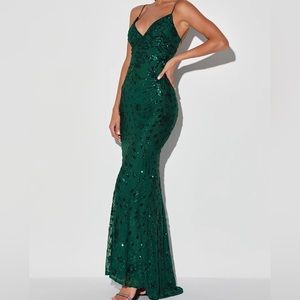 Green prom dress